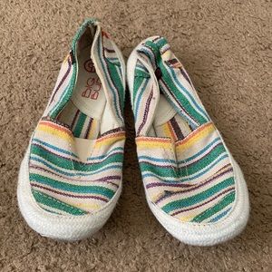 Big Buddha Striped Slipons